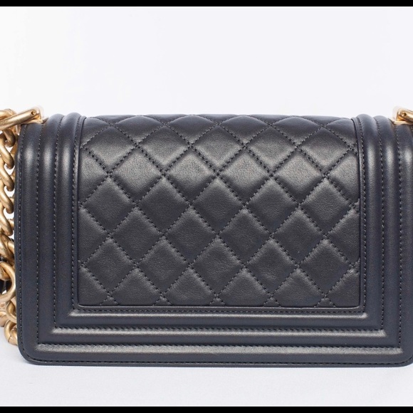 Black Gray Chanel Le Boy bag, New - Picture 2 of 8